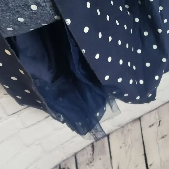 Bailey Blue and White Polka Dot Dress - Picture 6 of 10